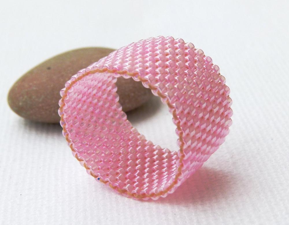Custom Band Ring. Pink Rose.eco Friendly Jewelry, Holiday Party Gift Idea Under 25 Tbteam Spteam Stylistteam